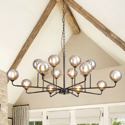 Lustre spoutnik 16 lumières à intensité variable Konstantina