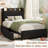 Upholstered Bed Frame with Storage Drawers and Charging Station, Metal Platform Bed Frame with Storage Headboard & LED Lights, Noise-Free, No Box Spring Needed-1767559101-1767559106