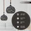 Gingerich 1 - Light Black Single Pendant-808531899