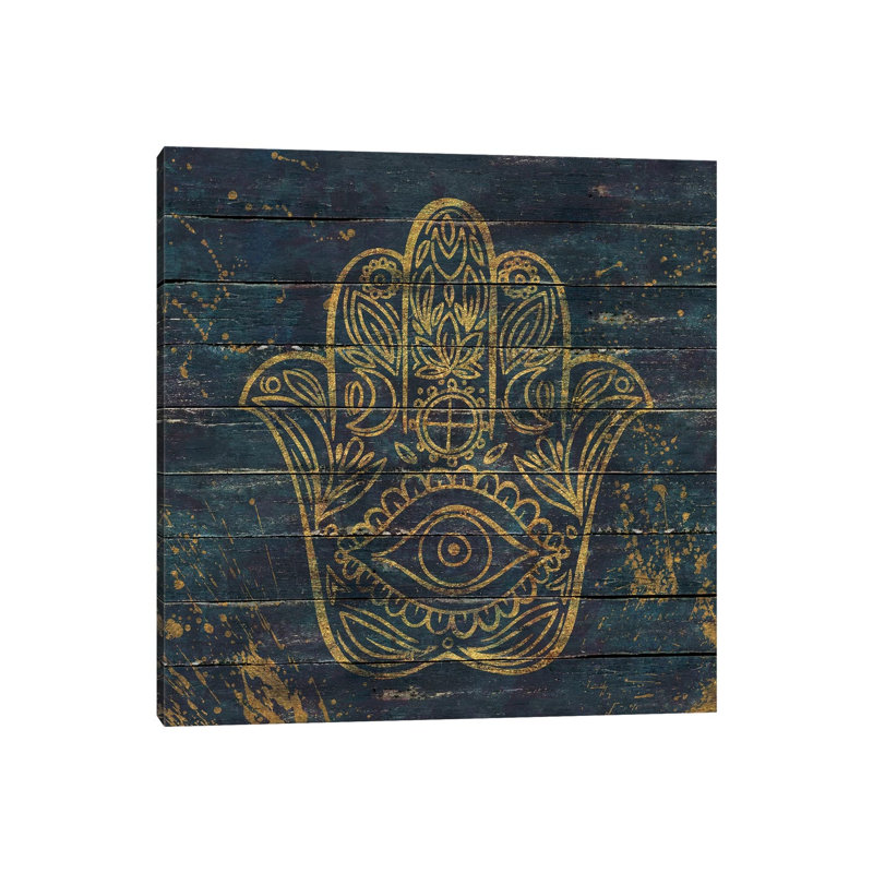 Hamsa by Diego Tirigall - Print on Canvas, 30.48 cm H x 30.48 cm W, Wrapped Canvas