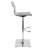 Contemporary Adjustable Barstool With Swivel In Silver By
