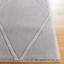 Tapis gris en polyester tissé à la main Iarla-1901676330