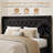 Modern Tufted Upholstered Bed In Velvet Or Linen With Charging Station & Headboard Shelf, High Clearance Under Bed Storage-290350260-290350265