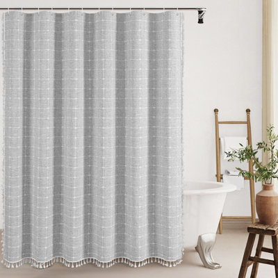 Ensemble de rideaux de douche Boho