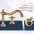 Widespread 2-handle Bathroom Faucet