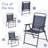 Sibele Steel Outdoor Folding Dining Armchair-927411279