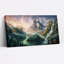 Paysage fantastique, art mural sur toile, ensemble de 1-856442532