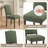 Upholstered Parsons Dining Chairs, Linen Side Chair-165713901