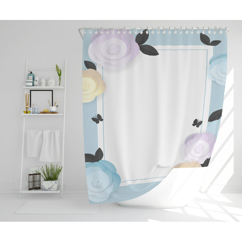 Vandeusen Polyester Shower Curtain, 168cm H x 168cm W