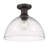 Bales Glass Semi-Flush Mount - Rubbed Bronze - Seeded Glass-422226208
