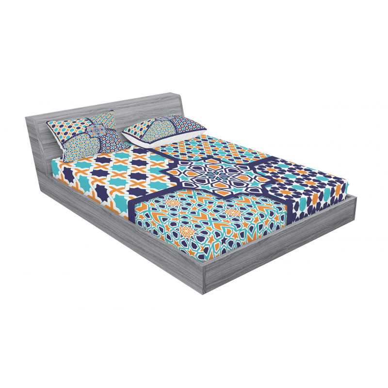Microfiber Sheet Set, Queen Sheet Set with Fitted Sheet