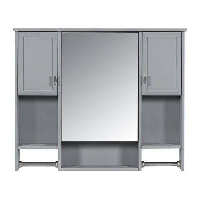 35'' X 28'' Modern Wall Mounted Bathroom Storage Cabinet