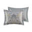Ensemble d'édredon traditionnel gris 6 pièces Hallie-28135047