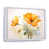 White Floater Framed