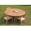 Sansome Outdoor Teak Dining Set-231907277-231907278