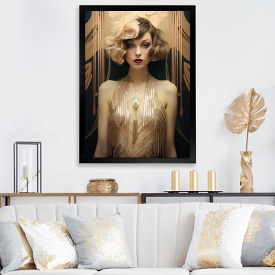 Art nouveau, élégant et glamour - impression