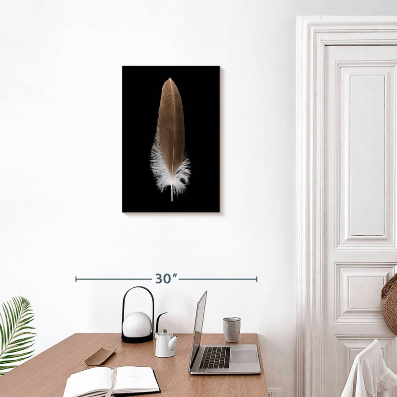 Kerner Eagle's Brown Feather, 24" H x 16" W