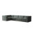 Karr 5-Seater L-Shape Boneless Compression Modular Sofa-422299382