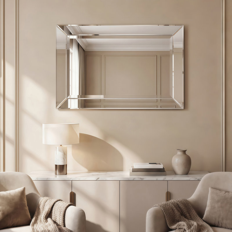 Oren Glass Rectangle Mirror, 36" H x 24" W