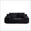 Canapé moderne en mousse à mémoire de forme compressée, grand canapé modulaire 2 places pour le salon, canapé modulaire Cloud compatible avec les animaux de compagnie, tissu en velours côtelé, causeuse très profonde, aucun assemblage requis-1295687462