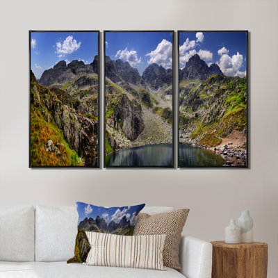 Tatra Mountains Panorama - Photographie de 3 pièces sur toile
