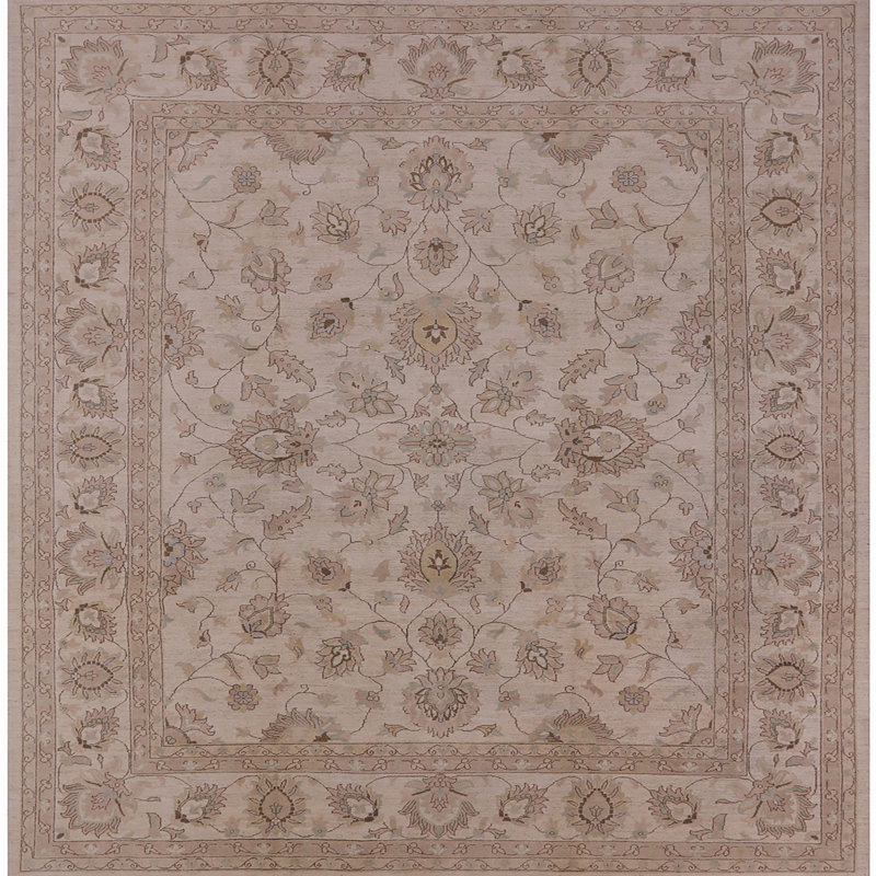 Tapis brun Chau, Carré 8 pi