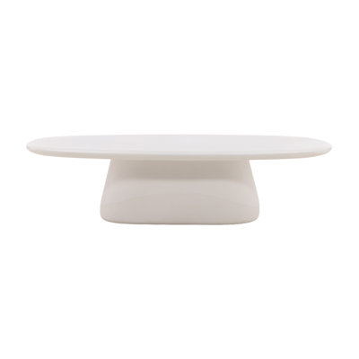 Turell Stone/Concrete Outdoor Coffee Table