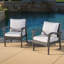 Chaise de patio avec coussins Akaalbir-1032691854