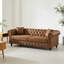 Canapé Chesterfield 85,5 po en tissu Tech