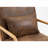 Solid Wood Frame Upholstered Accent Armchair