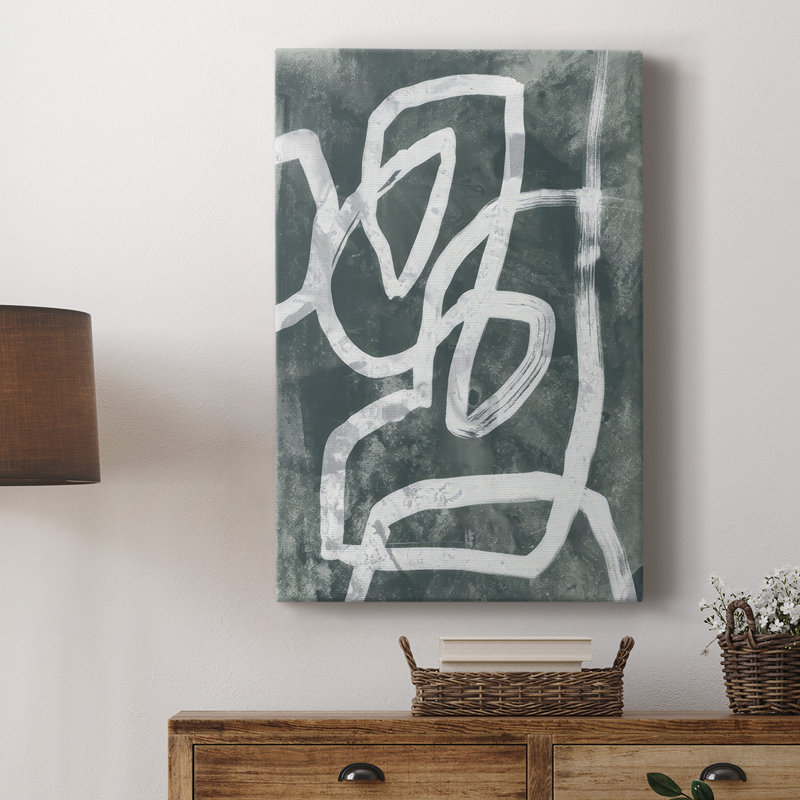 Chalk Line I -Custom Wrapped Gallery Cavas