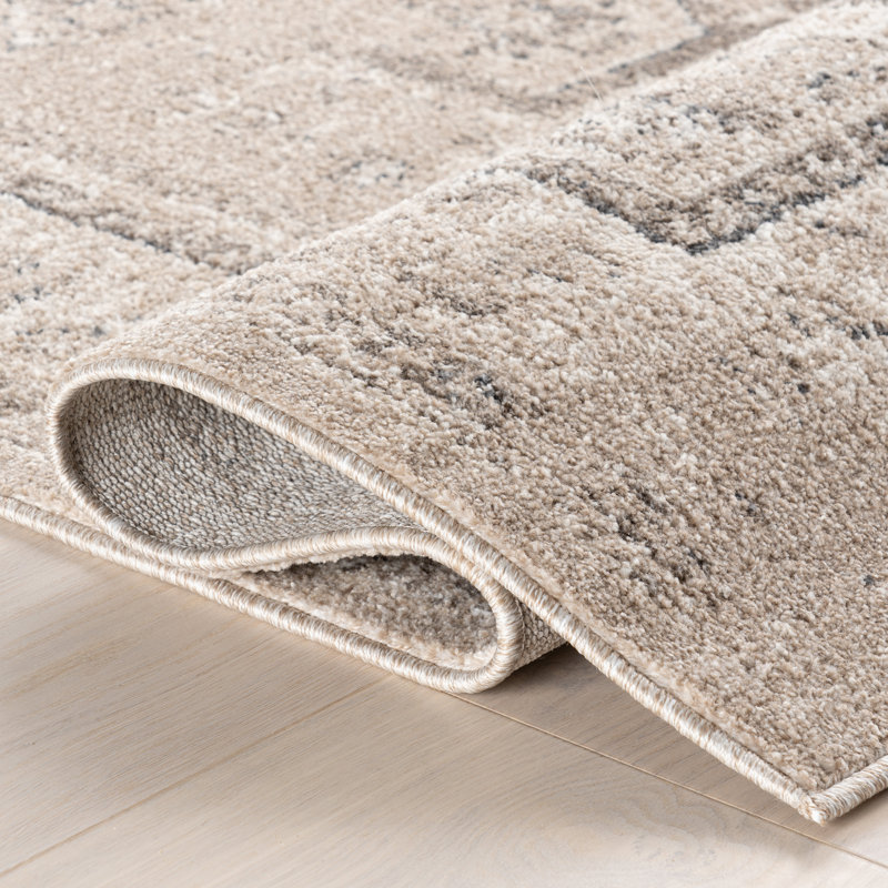 Gena Distressed Transitional Medallion Area Rug, Runner 2'6" x 8'
