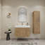 Ensemble de meuble-lavabo simple mural 35,4 "-70381331