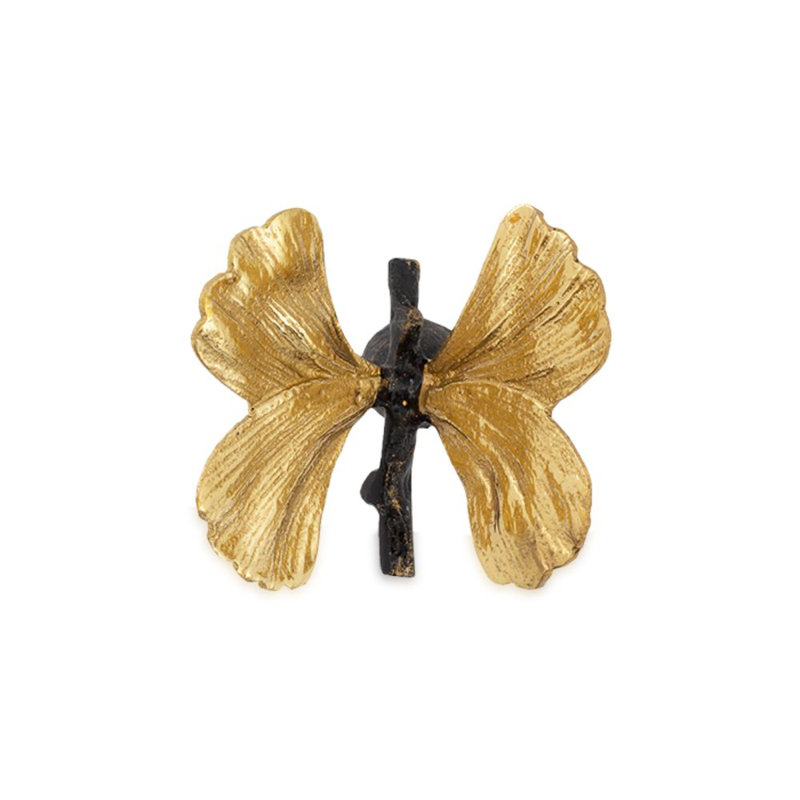 Butterfly Ginkgo 2" Length Knob