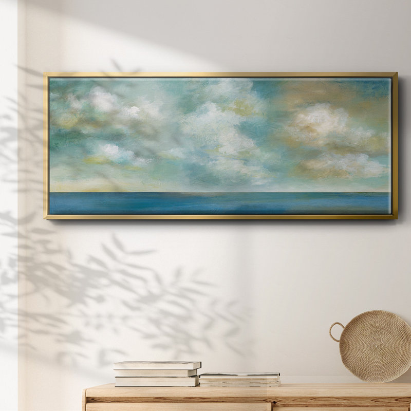 Cloudscape Vista II - toile encadrée, H 20 po x l 50 po