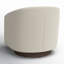 Fauteuil demi-tonneau pivotant Bennett-2063356008