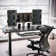 Lilja Height Adjustable Wood Computer Standing Desk with Keyboard Tray For Home Office
