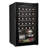 Vinsunny Single Zone 19.49'' Freestanding 34 Bottle Wine Refrigerator