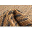 Tapis brun clair en jute tissé à la main Bove