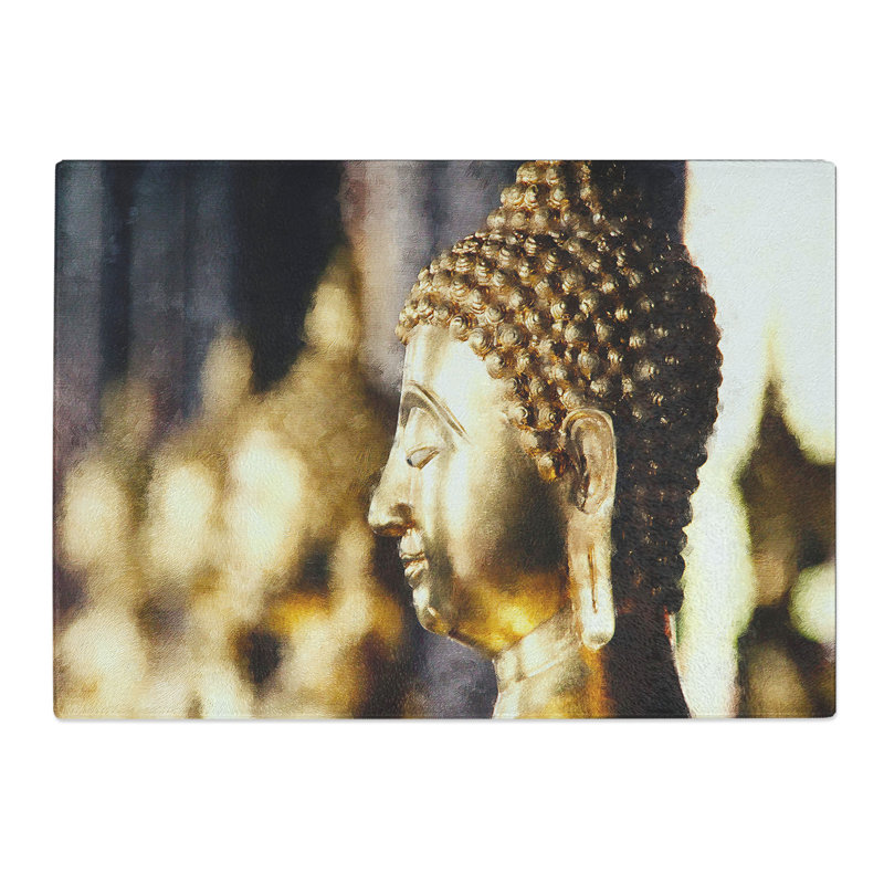 Buddha Statue Vol.5 Painting Chopping Board, 0.4cm H x 28.5cm W x 39cm L