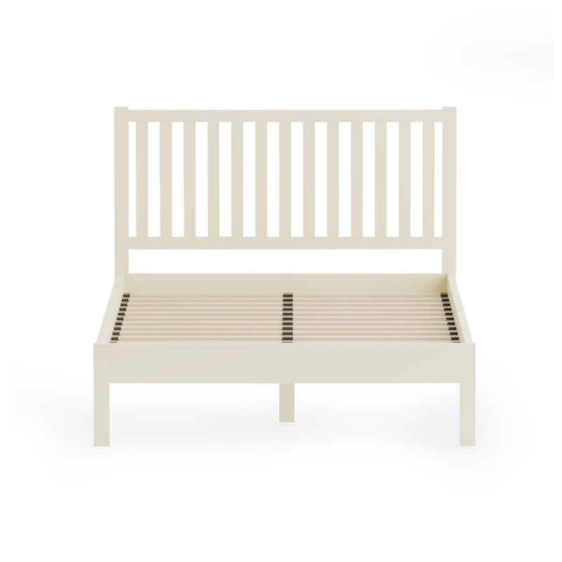 Maroa Bed, 144.5 x 196 cm, White