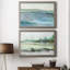 Low Tide - Ensemble de 2 peintures sur toiles encadrées-1245641388-1245641389