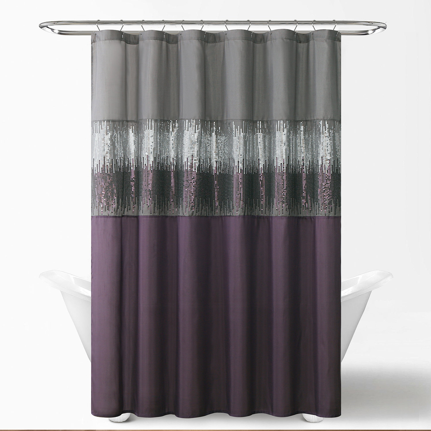 Ensemble Salle De Bain Boyouth 4 Pièces : Rideau De Douche 180x180 Cm, Tapis, Couvre-WC (impression Numérique)