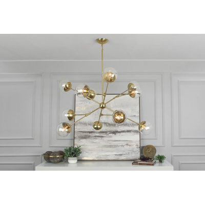 Celeste 12 - Light Sputnik Sphere Chandelier