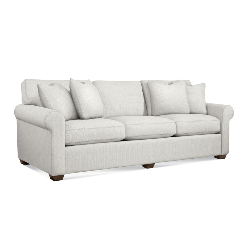 Bedford Upholstered 98'' Sofa, Vanilla Crypton Performance; 0822-91, Mineral