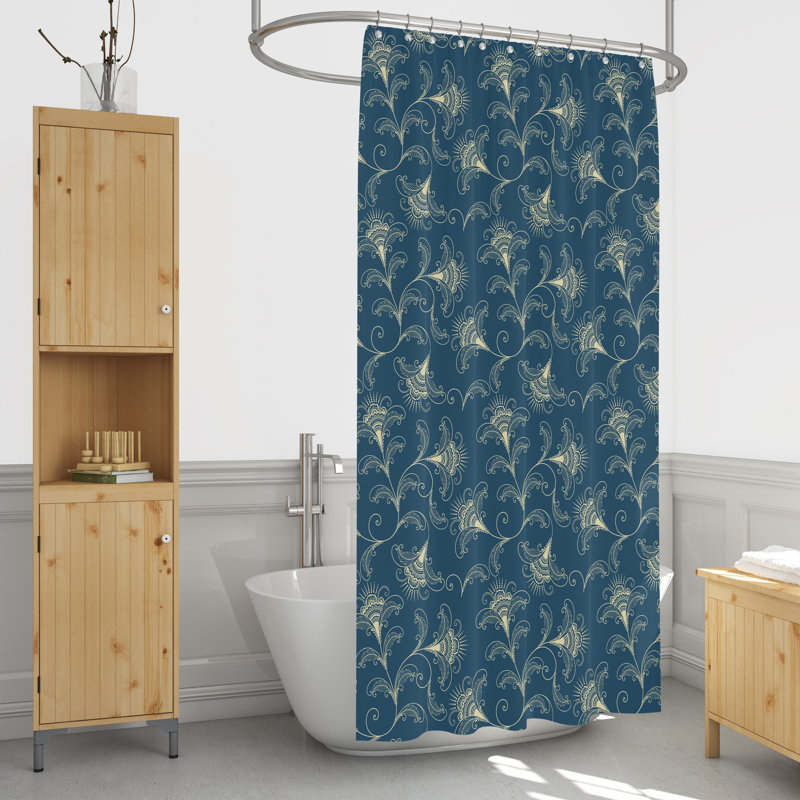 Rideau de douche simple, H 70 po x l 72 po