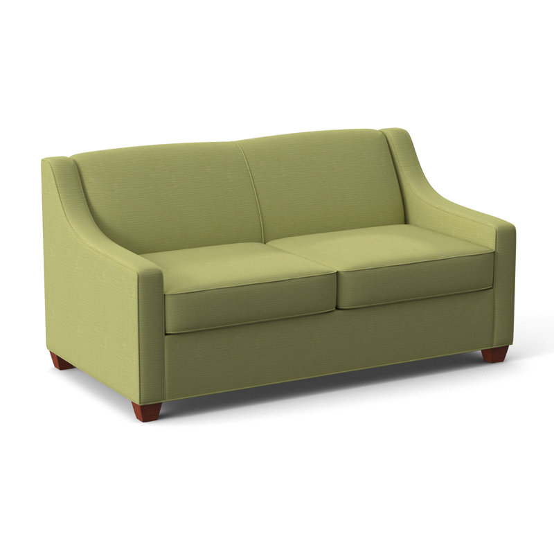Phillips 68" Recessed Arm Sofa Bed with Reversible Cushions, Ridgecrest Meadow, Innerspring, BM Cherry