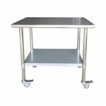 Verndale Metal Top Workbench with Wheels