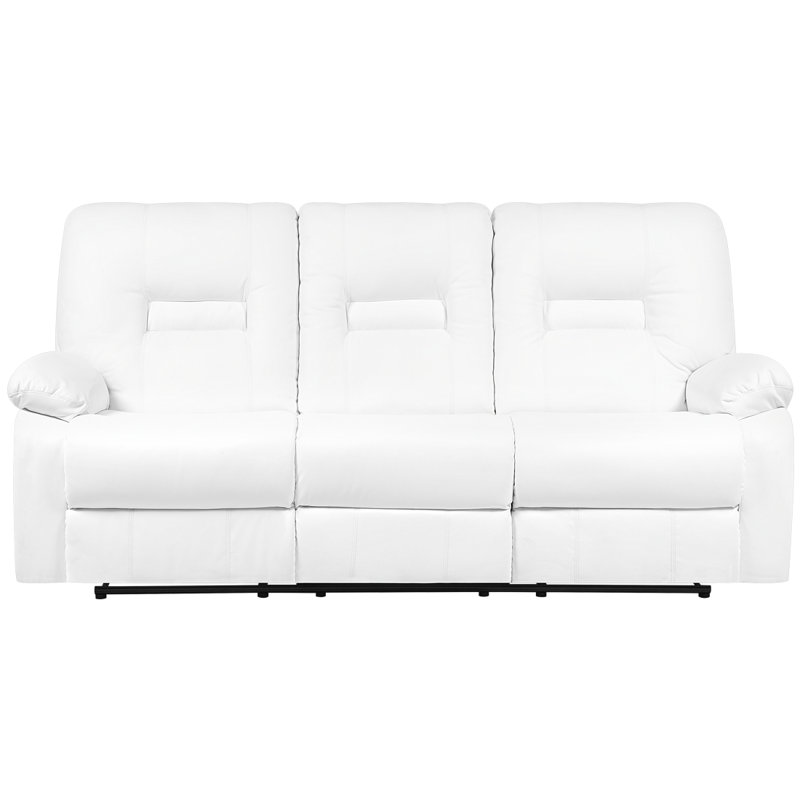 Wiegand 3 - Piece Faux Leather Living Room Set, White