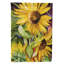 Drapeau de jardin 2 côtés tournesol